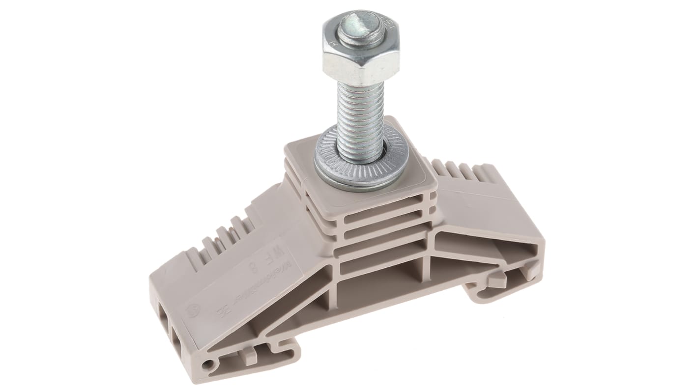 Weidmuller 1780860000 WF8 Series Dark Beige, 50mm², Single-Level, Bolt Termination