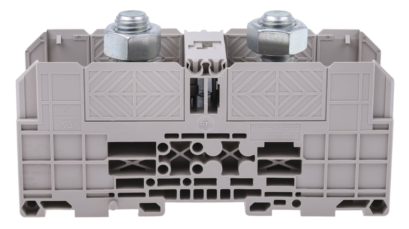 Weidmuller 1028700000 WFF Series Brown, 300mm², Single-Level, Bolt Termination, ATEX
