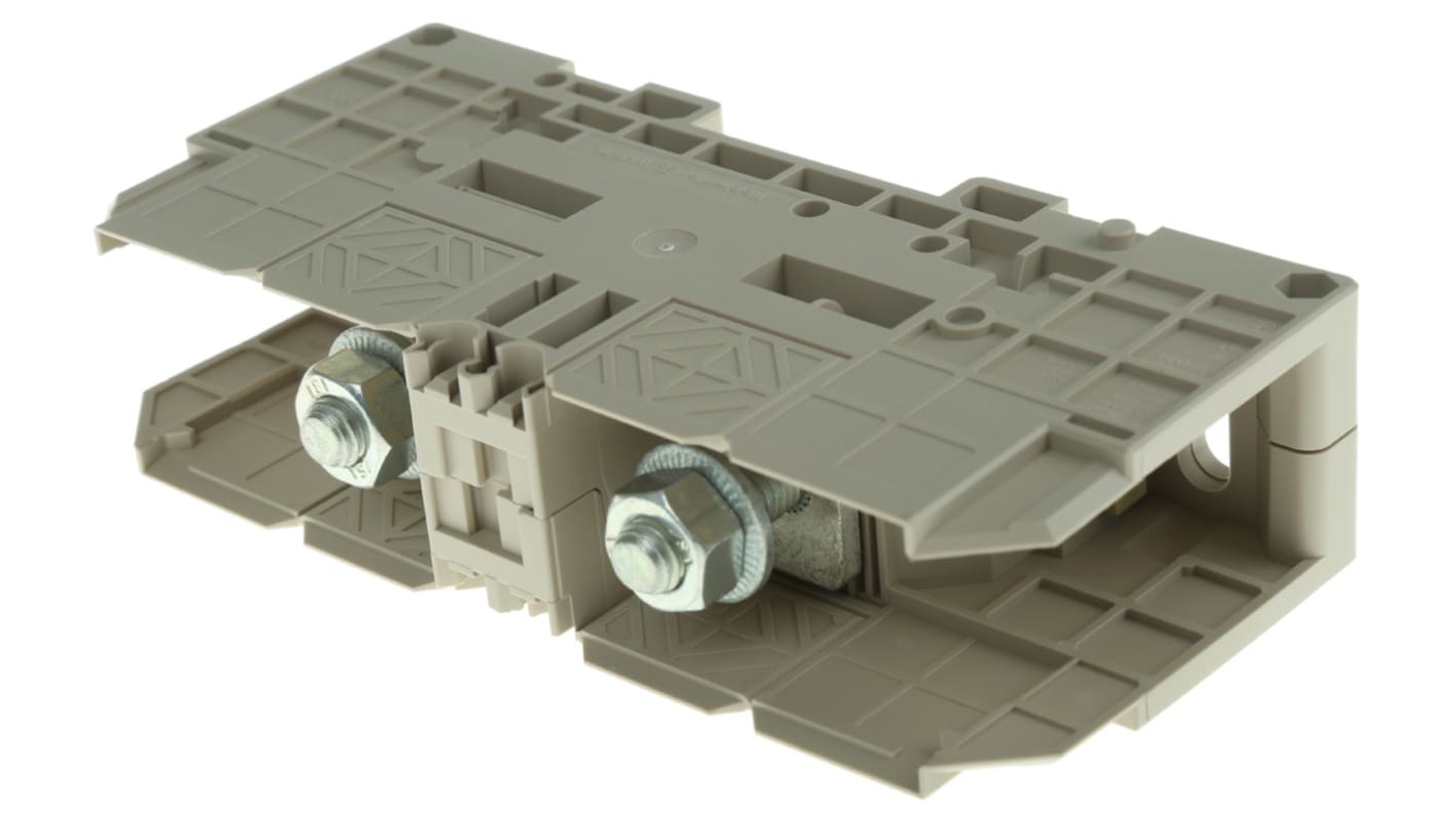 Weidmuller 1028400000 WFF Series Brown, 70mm², Single-Level, Bolt Termination, ATEX