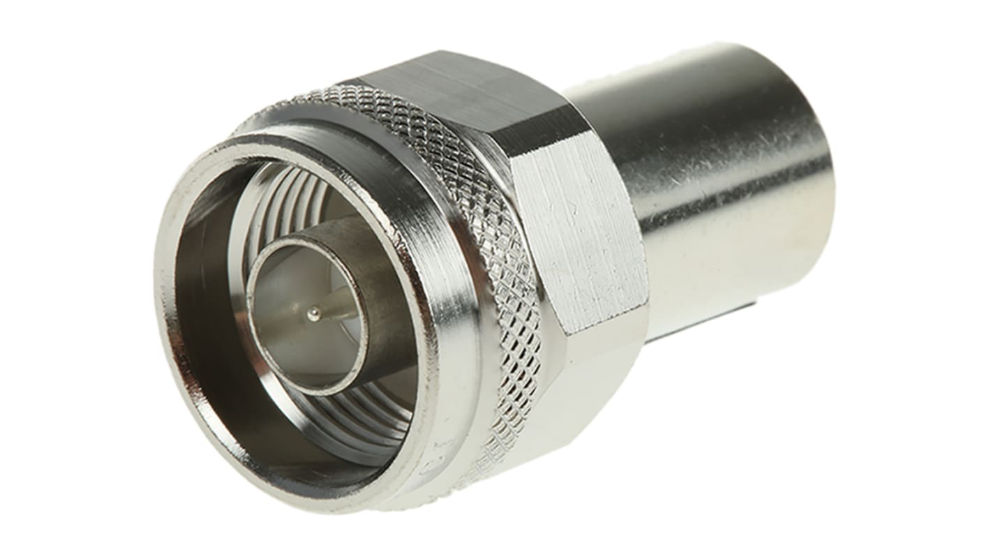 Connettore maschio terminazione N Telegartner 50Ω, 6GHz, Maschio, N