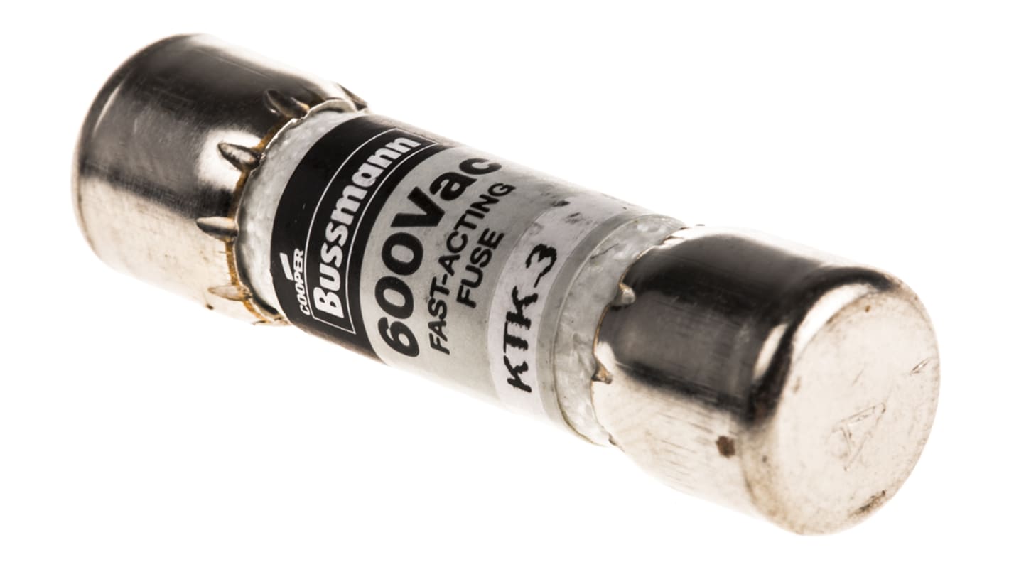 Bezpiecznik 3A 10 x 38mmF 600V ac Eaton