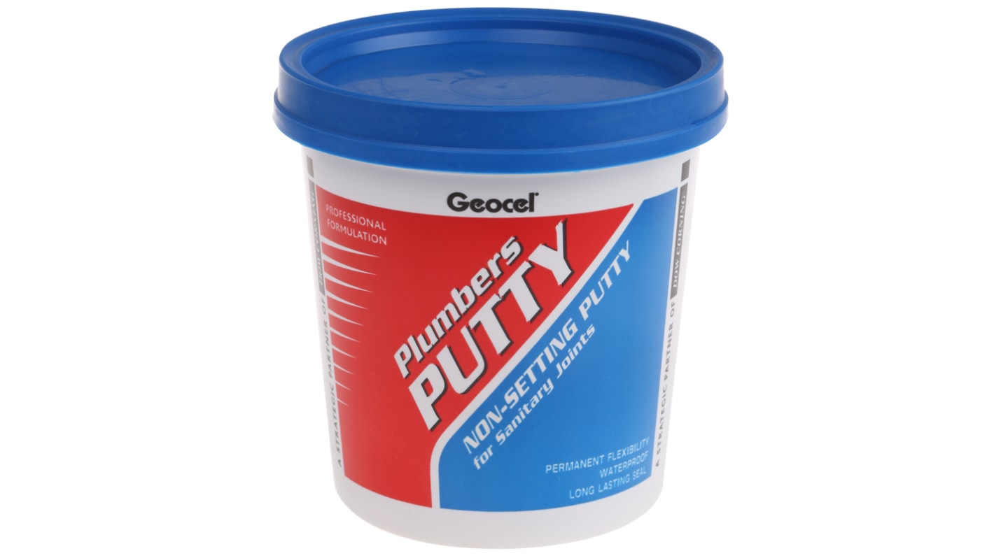 Geocel Plumbers Putty Pipe & Thread Sealant Putty for Gutters, Jointing, Pipe Sealing 750 g Tub