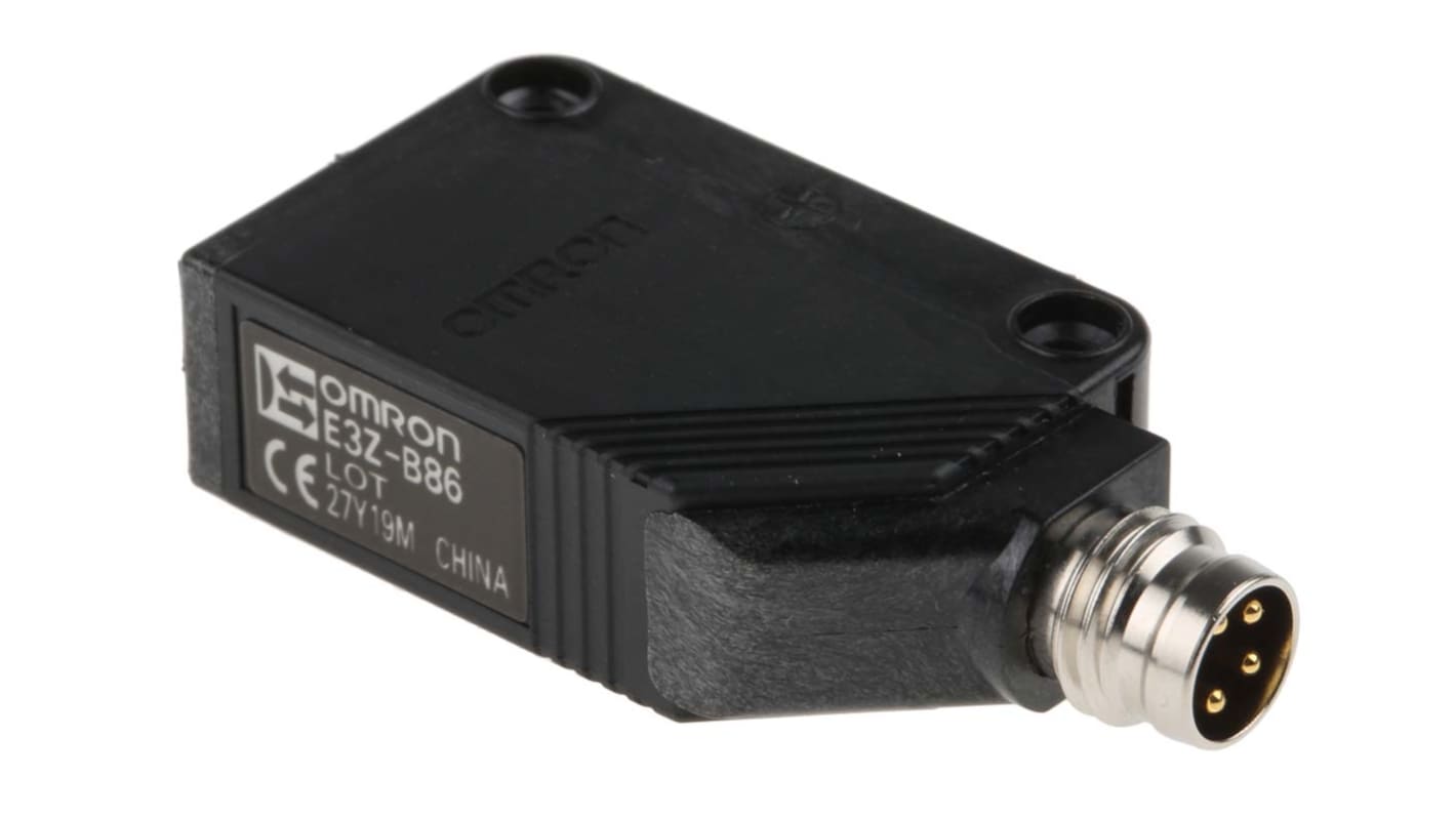 Rs-Online Sensore fotoelettrico Rettangolare Omron a retroriflessione rilevamento 100 → 500 mm uscita PNP