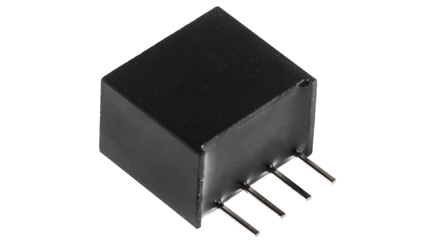 Recom RI DC-DC Converter, 15V dc/ 133mA Output, 4.5 → 5.5 V dc Input, 2W, Through Hole, +85°C Max Temp -40°C Min