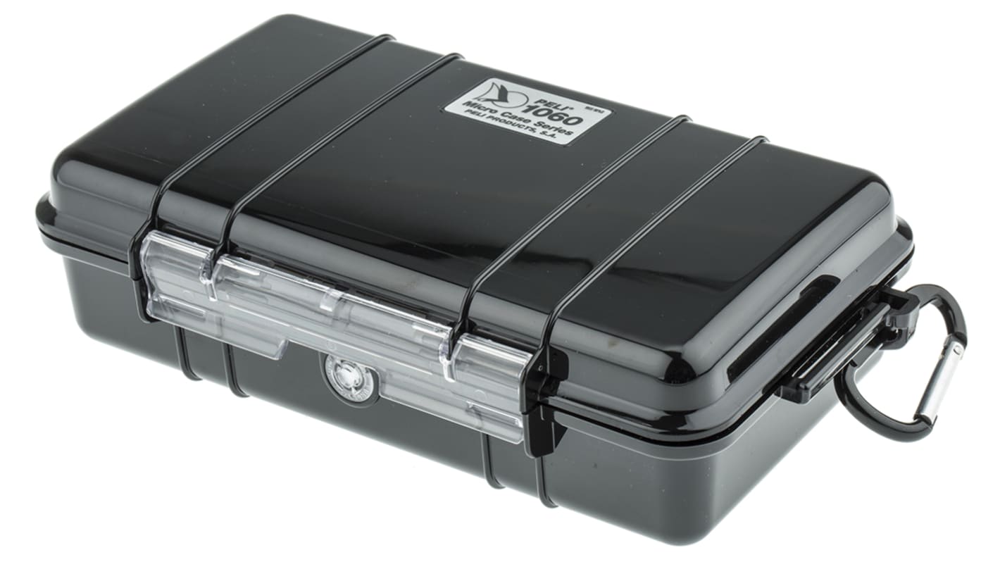 Maleta de transporte Peli 1060 de PC Negro, dim. ext. 67 x 238 x 141mm, sin ruedas, 474g