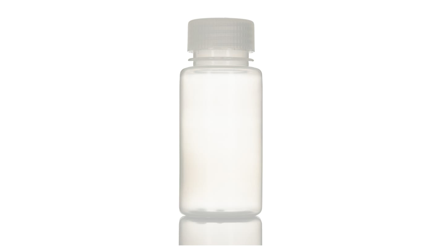 RS PRO 样品瓶, 实验瓶, 宽口, HDPE材质, 75 (Dia.) x 161mm, 500ml