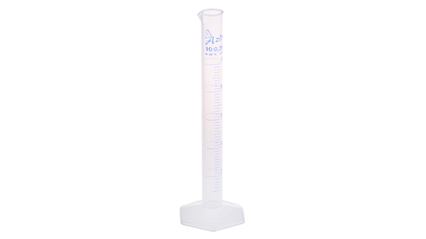 RS PRO PP Graduated Cylinder, 10ml