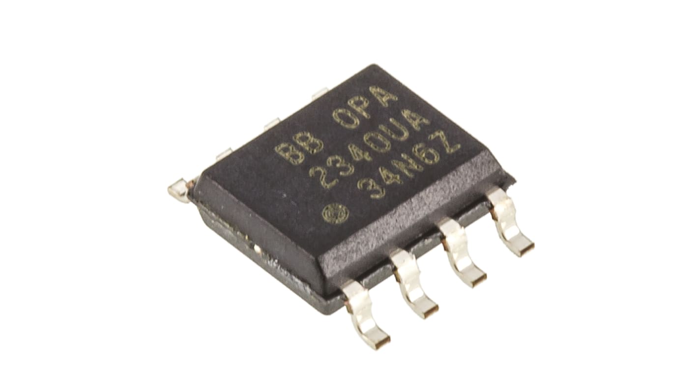 OPA2340UA Texas Instruments, Precision, Op Amp, RRIO, 5.5MHz, 3 V, 5 V, 8-Pin SOIC