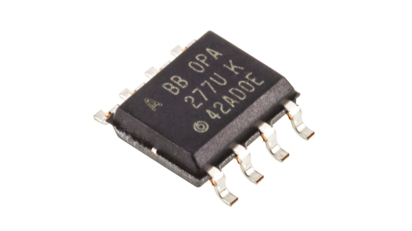 OPA277UA Texas Instruments, Precision, Op Amp, 1MHz, 8-Pin SOIC