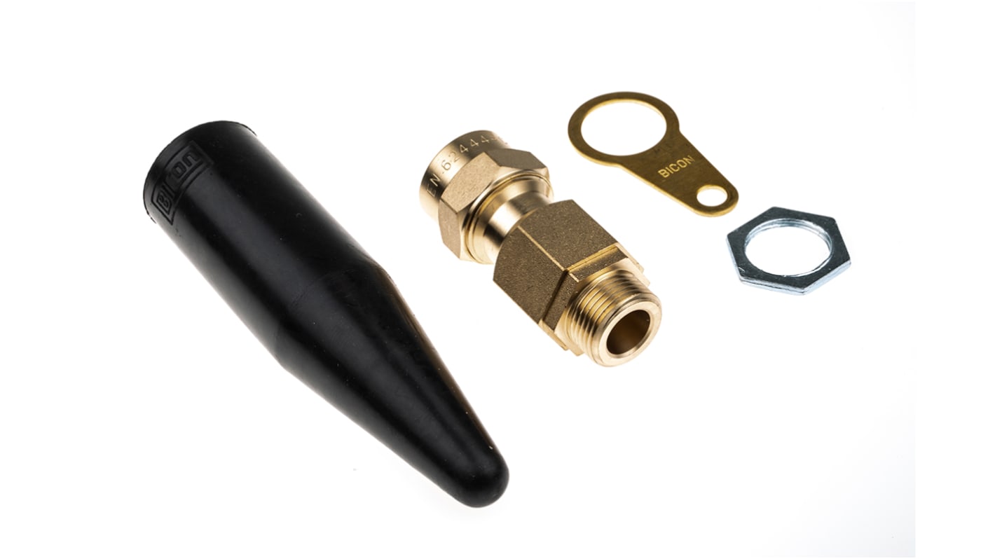 Prysmian CW20S Series Steel Cable Gland Kit, M20 Thread, 8mm min., 15.8mm max., IP66