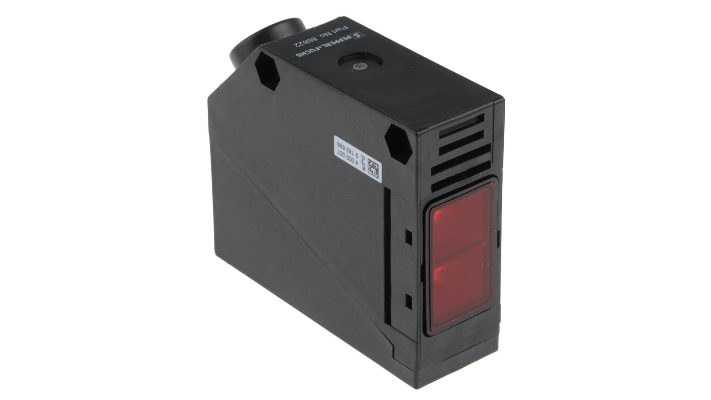 Rs-Online Sensore fotoelettrico Rettangolare Pepperl + Fuchs a retroriflessione rilevamento 7 m uscita Relè