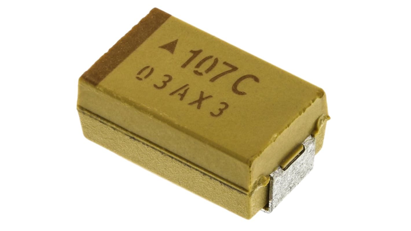 KYOCERA AVX 100μF MnO2 Tantalum Capacitor 16V dc, TAJ Series