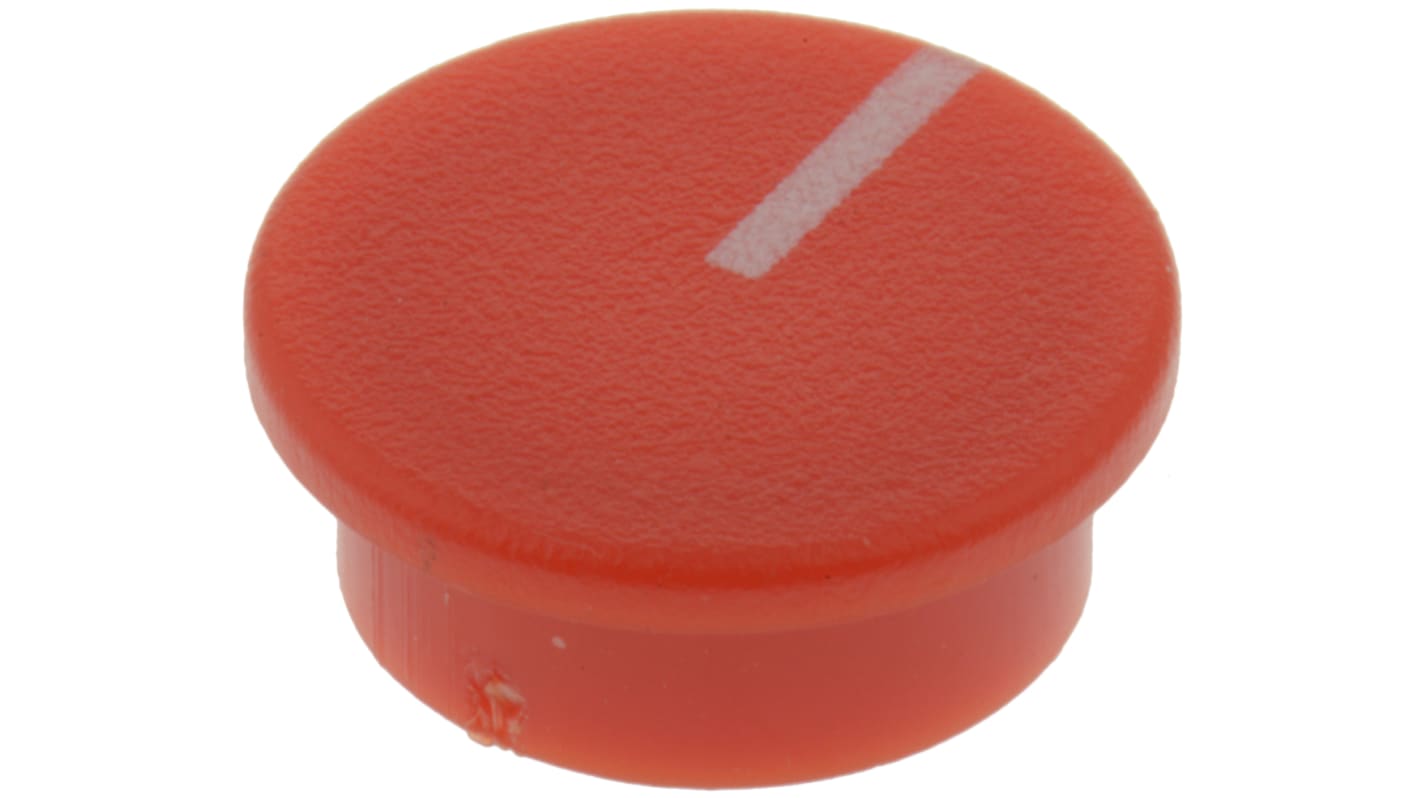 RS PRO プラスチック ポテンショメータ キャップ, 6.4mm 直径:19mm