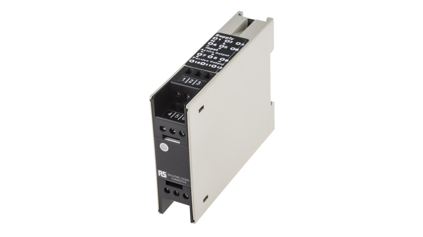 RS PRO 信号隔离器, 4 → 20mA电流输入, 4 → 20.mA电流输出, 115V 交流, DIN导轨安装