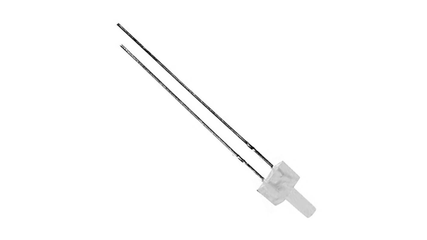 Kingbright LED, 緑, スルーホール実装, 3 mm 砲弾型 (T-1), L