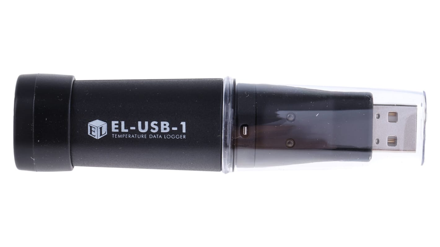 Registrador de datos Lascar EL-USB-1, para Temperatura, con alarma, interfaz USB