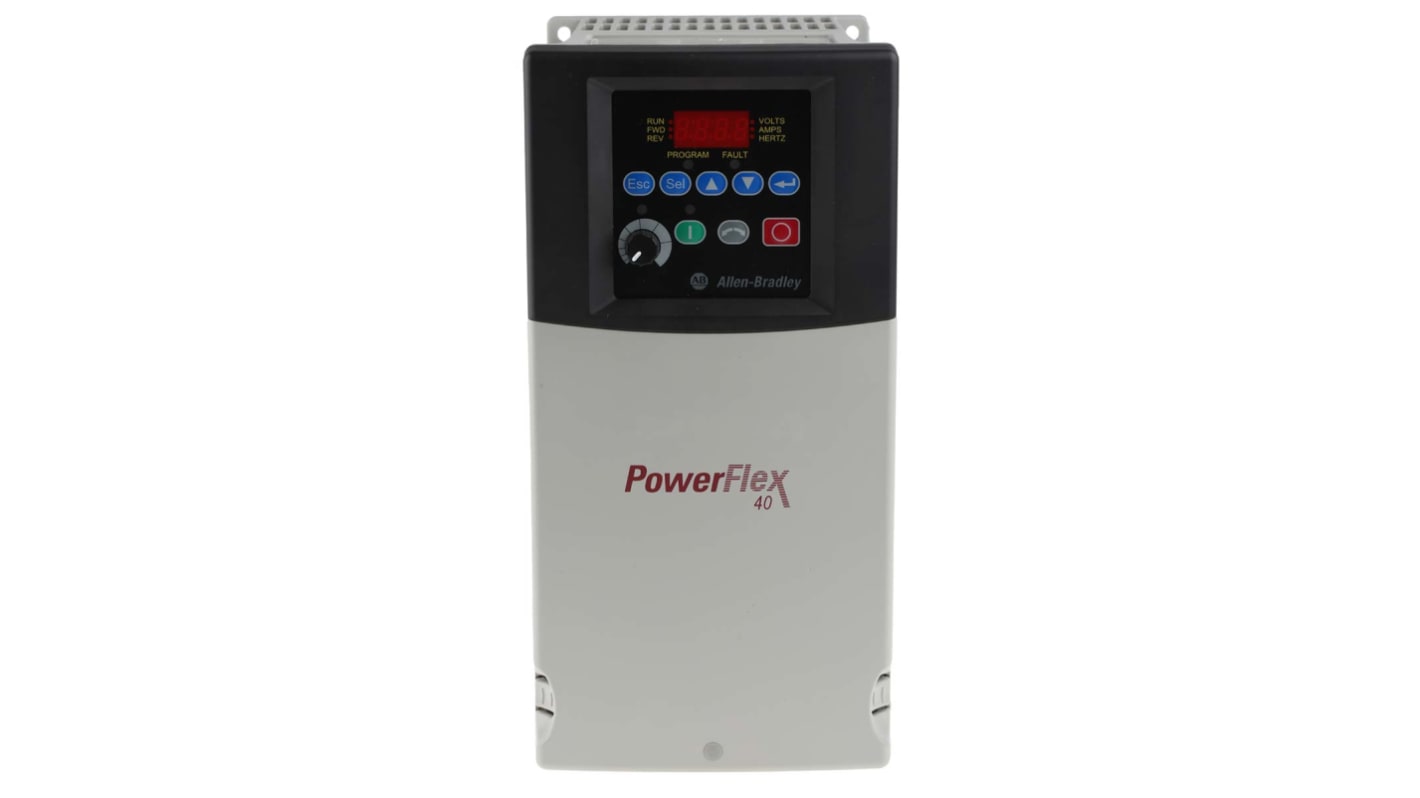 Allen Bradley PowerFlex 40 3-Phasen Frequenzumrichter 5,5 kW 400 V ac / 12 A 400Hz für Wechselstrommotoren