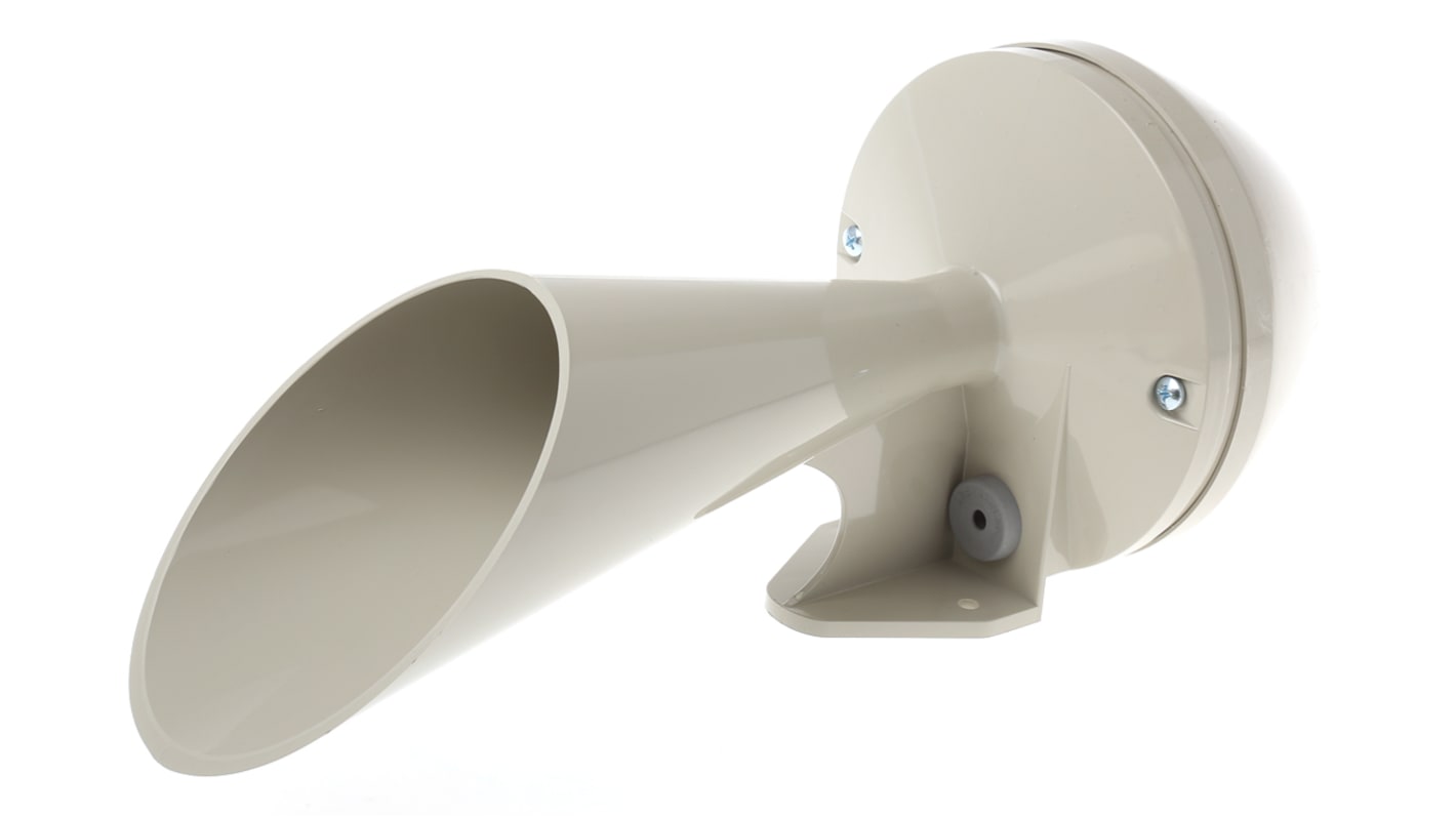 Werma Signalhorn IP55 230 V ac 105dB Grau