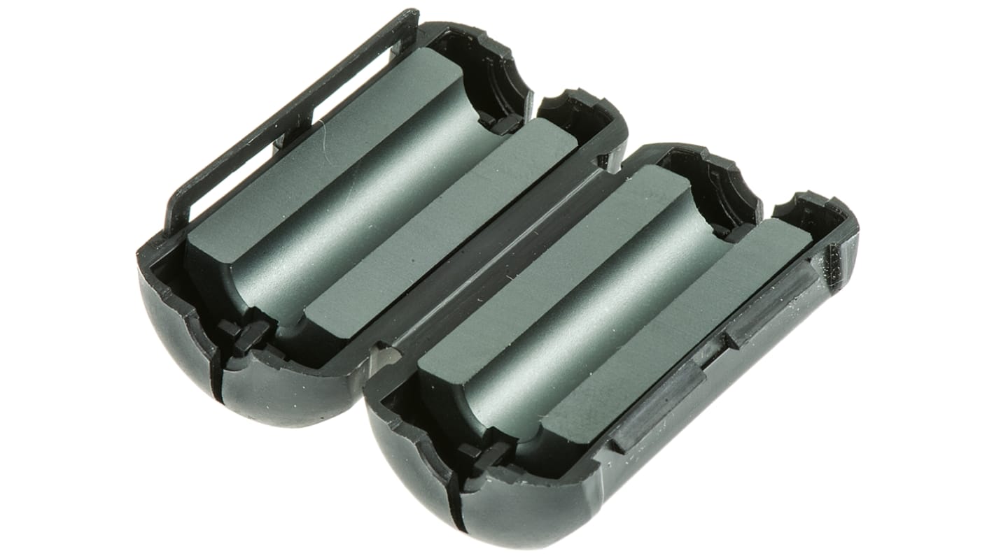 Fair-Rite Openable Ferrite Sleeve, 20 x 9.8 x 39.4mm, For EMI Suppression, Apertures: 1, Diameter 6.6mm