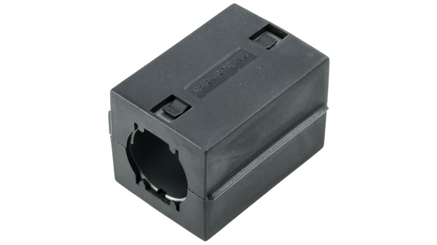 Fair-Rite Openable Ferrite Sleeve, 29.2 x 14.7 x 42mm, For EMI Suppression, Apertures: 1, Diameter 18.8mm