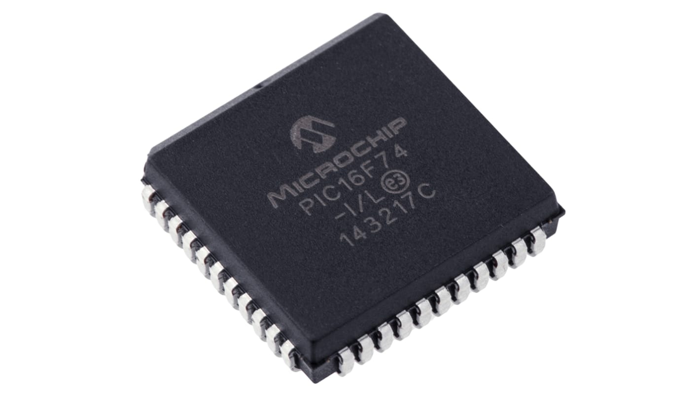 Microchip PIC16F系列单片机, PIC内核, 44针, PLCC封装, 0CAN通道