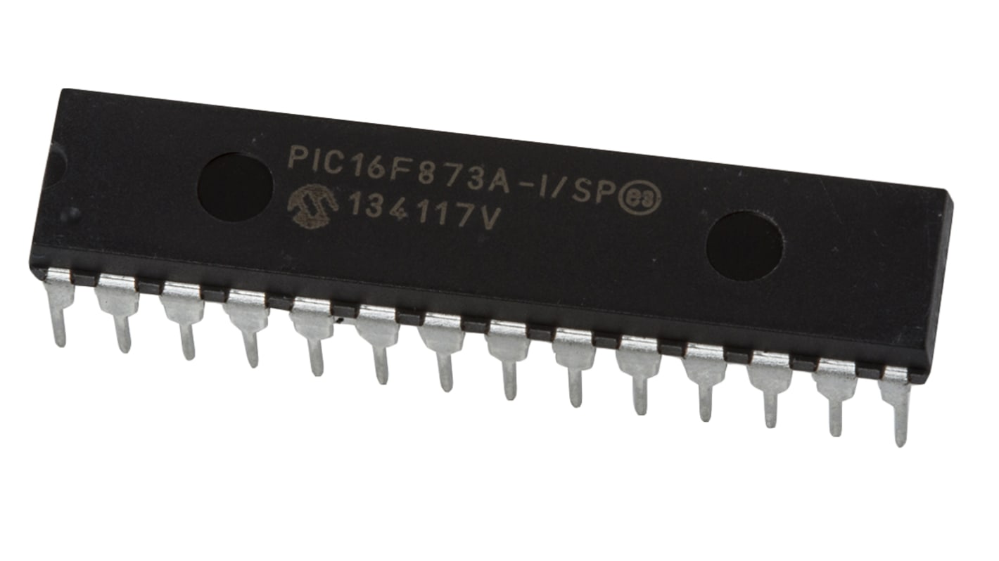 Microchip PIC16F873A-I/SP, 8bit PIC Microcontroller, PIC16F, 20MHz, 7.2 kB, 128 B Flash, 28-Pin SPDIP