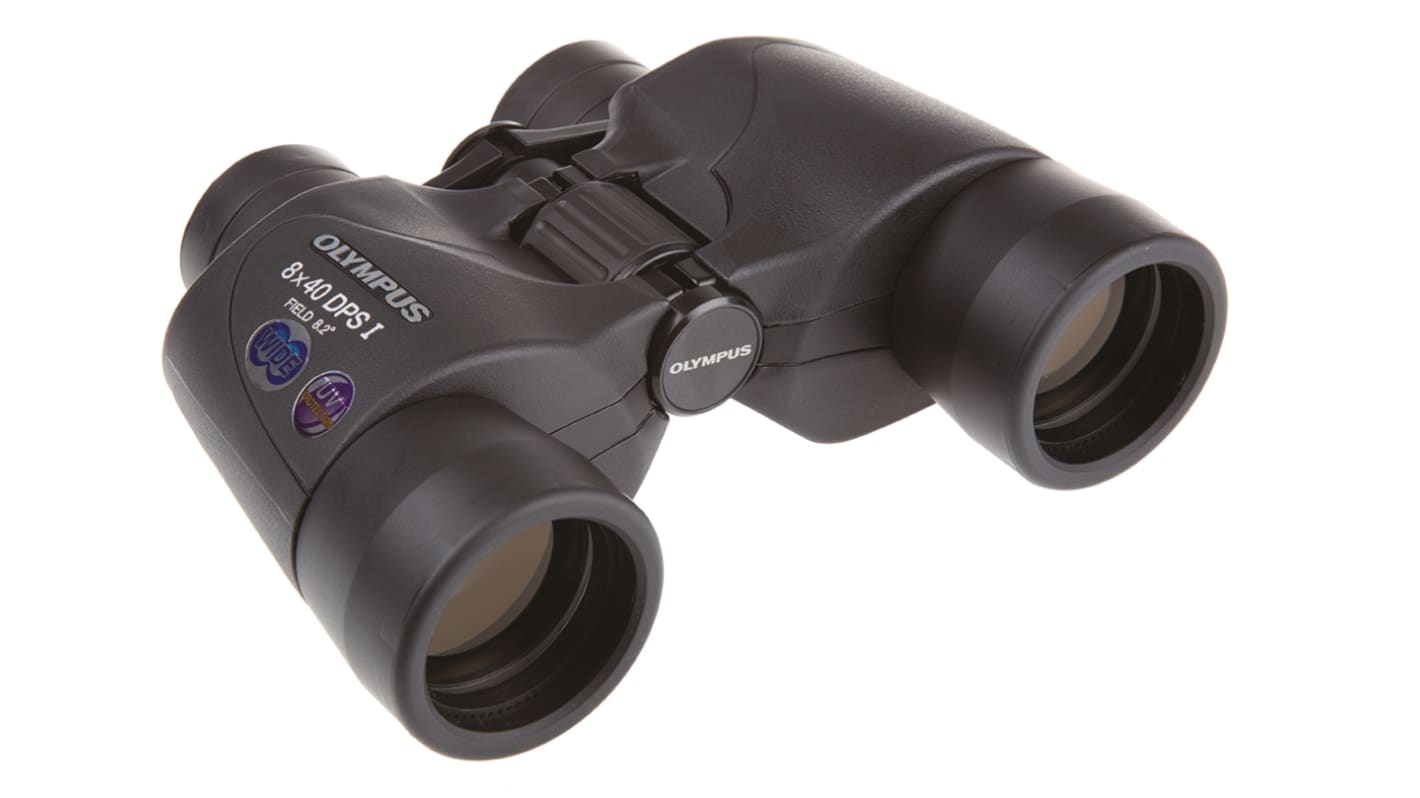 Binocolo Nero Olympus 8x, diametro lente 40mm, 182 x 139 x 58mm