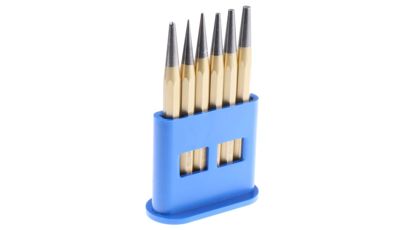 Set punzoni RS PRO, 6 pezzi