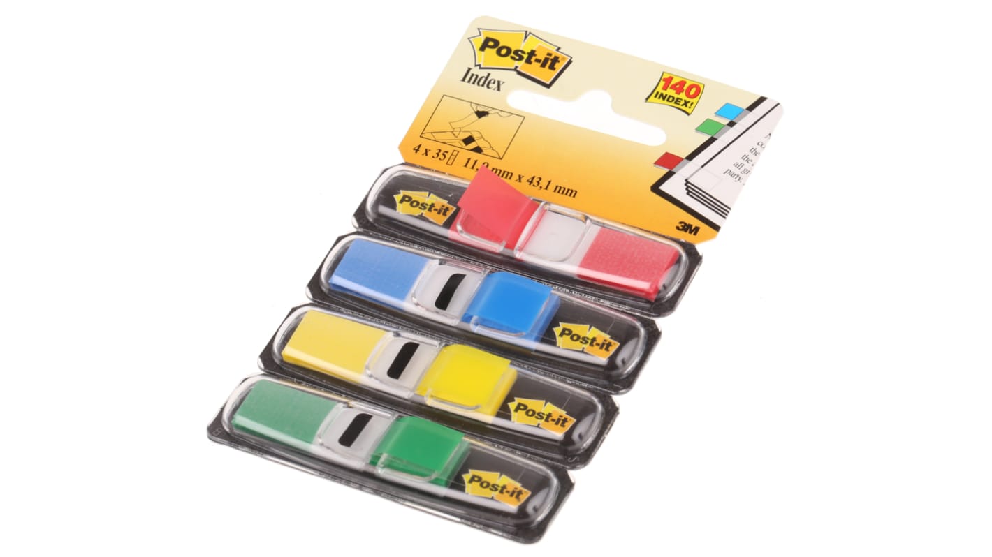 Post-It Assorted Sticky Note, 35 Notes per Pad, 43.1mm x 11.9mm