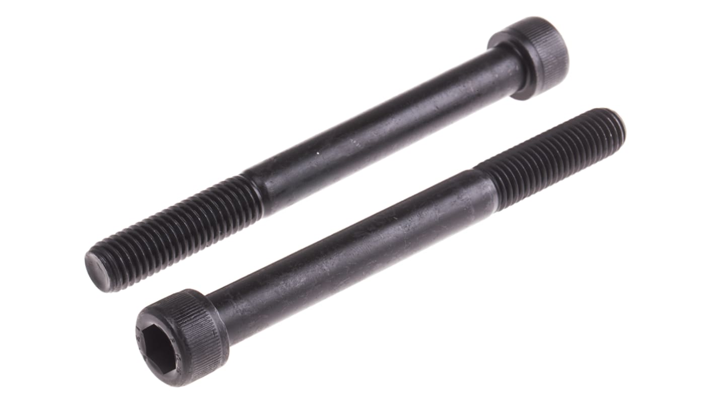 Śruba imbusowa M12 długość 120mm Nakrętka, gniazdo sześciokątne Stalowe RS PRO
