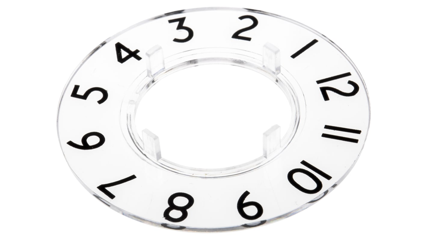 RS PRO Potentiometer Dial for Collet Knob