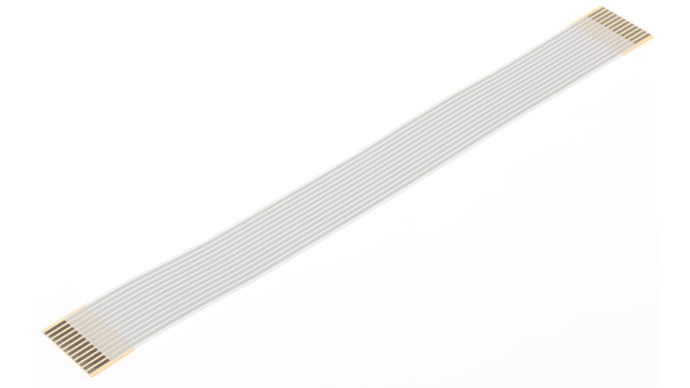 Molex Premo-Flex Series FFC Ribbon Cable, 12-Way, 1.25mm Pitch, 152mm Length