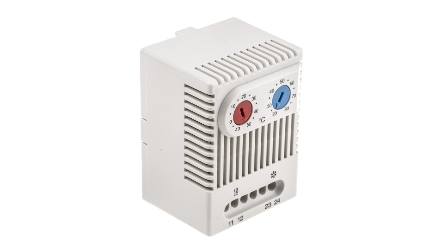 STEGO NC, NO Enclosure Thermostat, 120 → 250 V ac, -10 → +50 °C