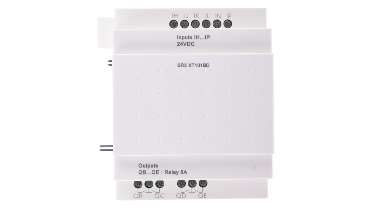 Schneider Electric Zelio Logic E/A-Modul, 6 Eing. Relais Ausg.Typ Diskret Eing.Typ für Zelio Logic-Module 24 V dc