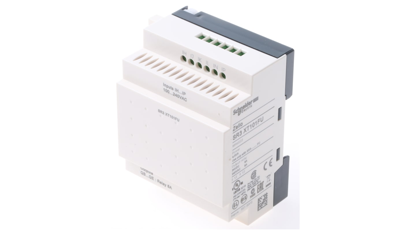 Schneider Electric Zelio Logic E/A-Modul, 6 Eing. Relais Ausg.Typ Diskret Eing.Typ für Zelio Logic-Module 100 →