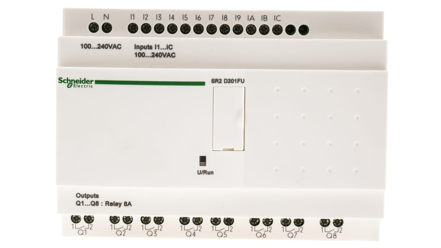 Module logique Schneider Electric, série Zelio Logic, 12 entrées , 8 sorties , Relais