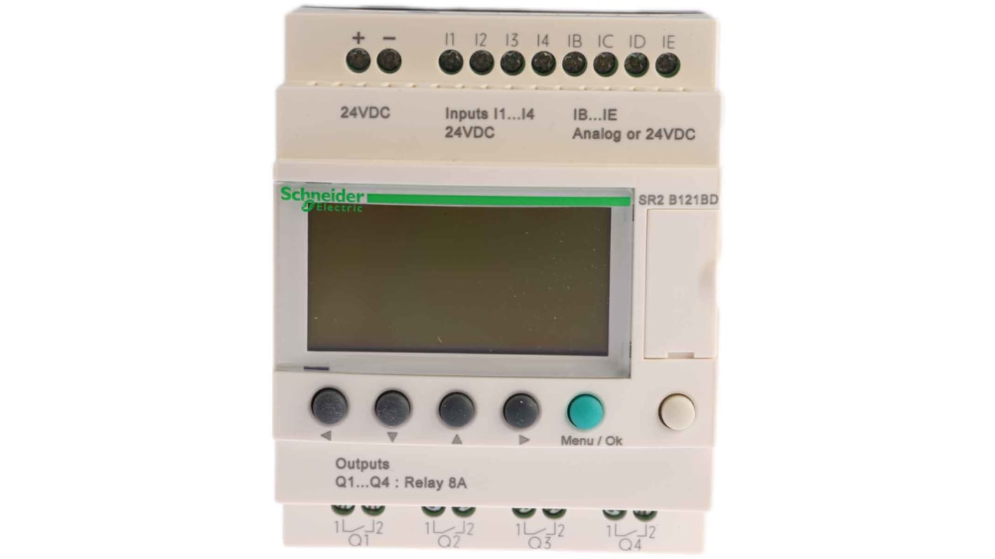Schneider Electric Zelio Logic 2 SPS CPU, 8 (Bis → 8 Digital, bis → 4 Analog) Eing. Relais Ausg.Typ