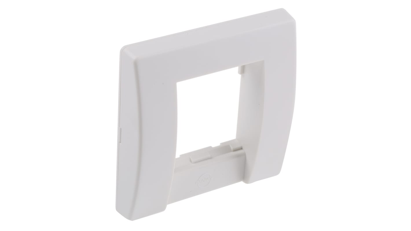 Molex Premise Networks Angled Cat6 1 Way RJ45 Face Plate
