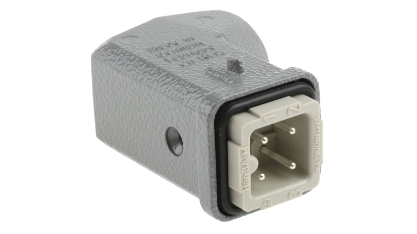 Connettore alimentazione HARTING, Maschio, 3 + PE Pin, 10A, 230 → 400 V.