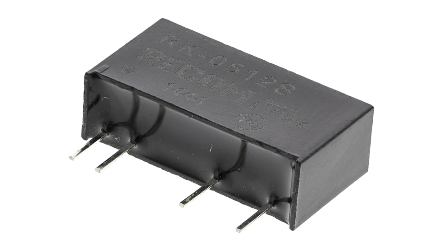 Convertidor dc-dc 1W, Salida 12V dc, 84mA