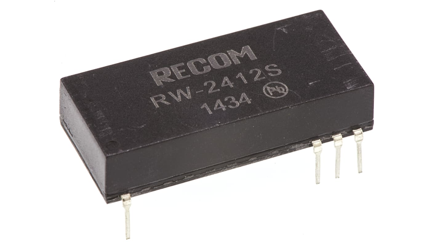 Convertidor dc-dc 3W, Salida 12V dc, 250mA
