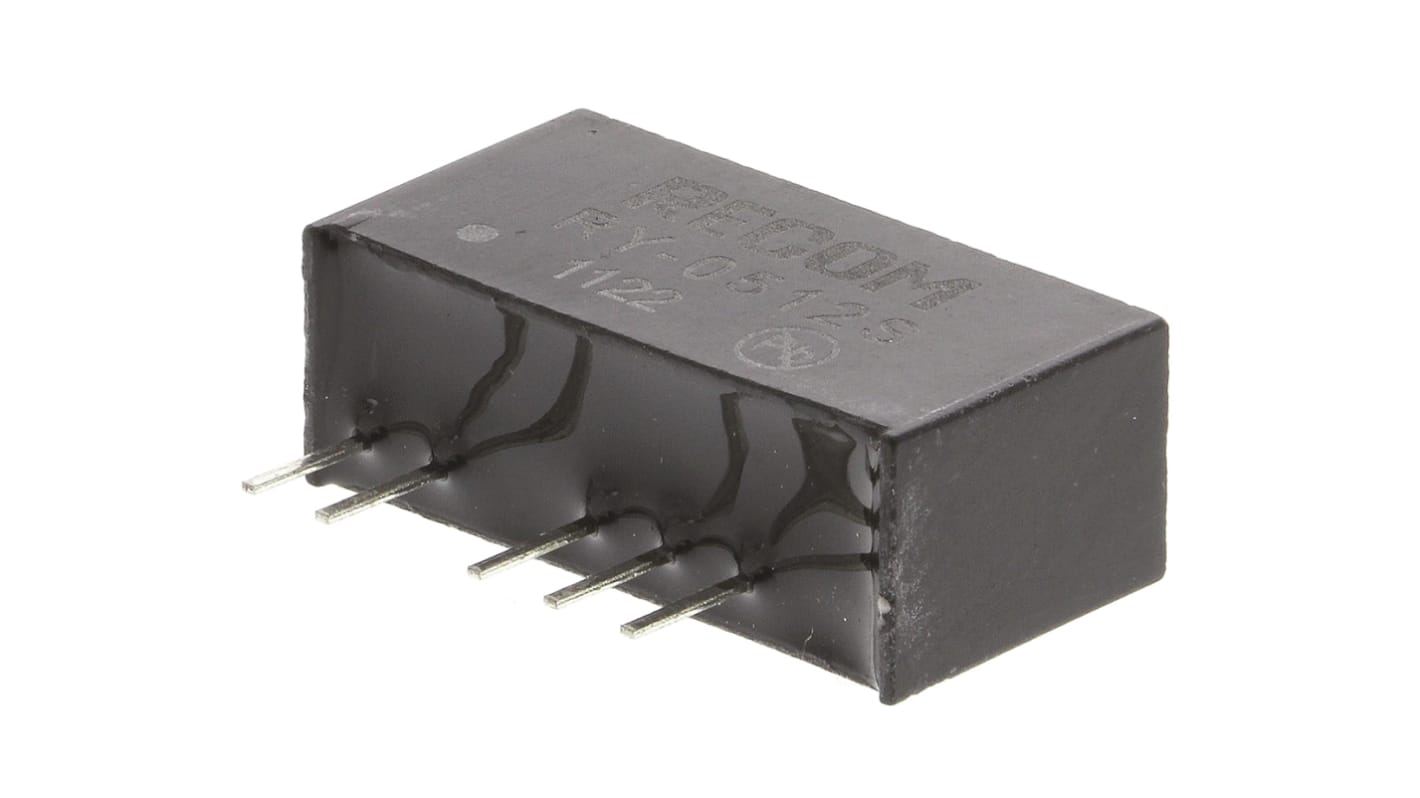 Convertidor dc-dc 1W, Salida 12V dc, 84mA, ±1%