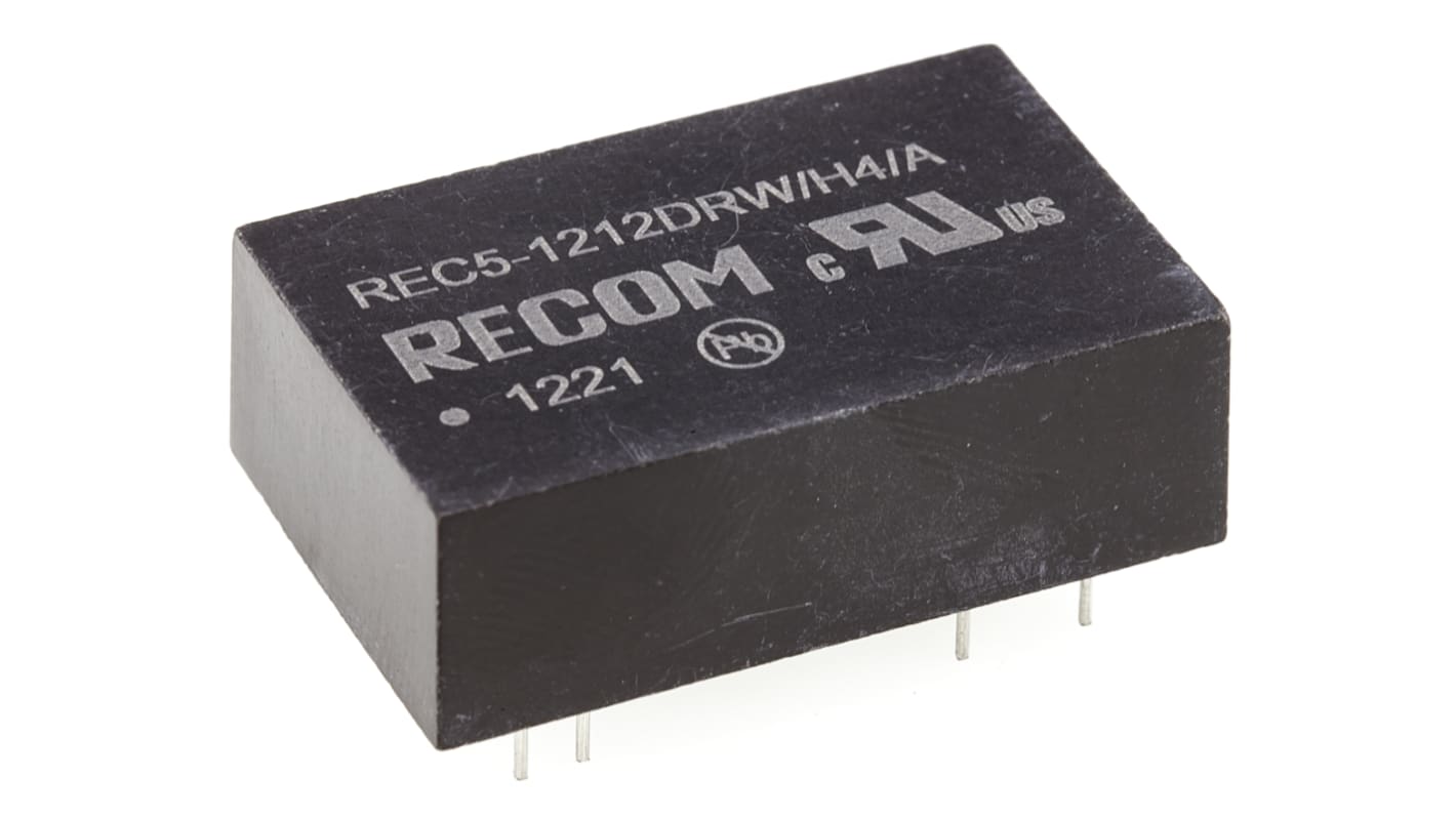 Convertidor dc-dc 5W, Salida ±12V dc, ±210mA