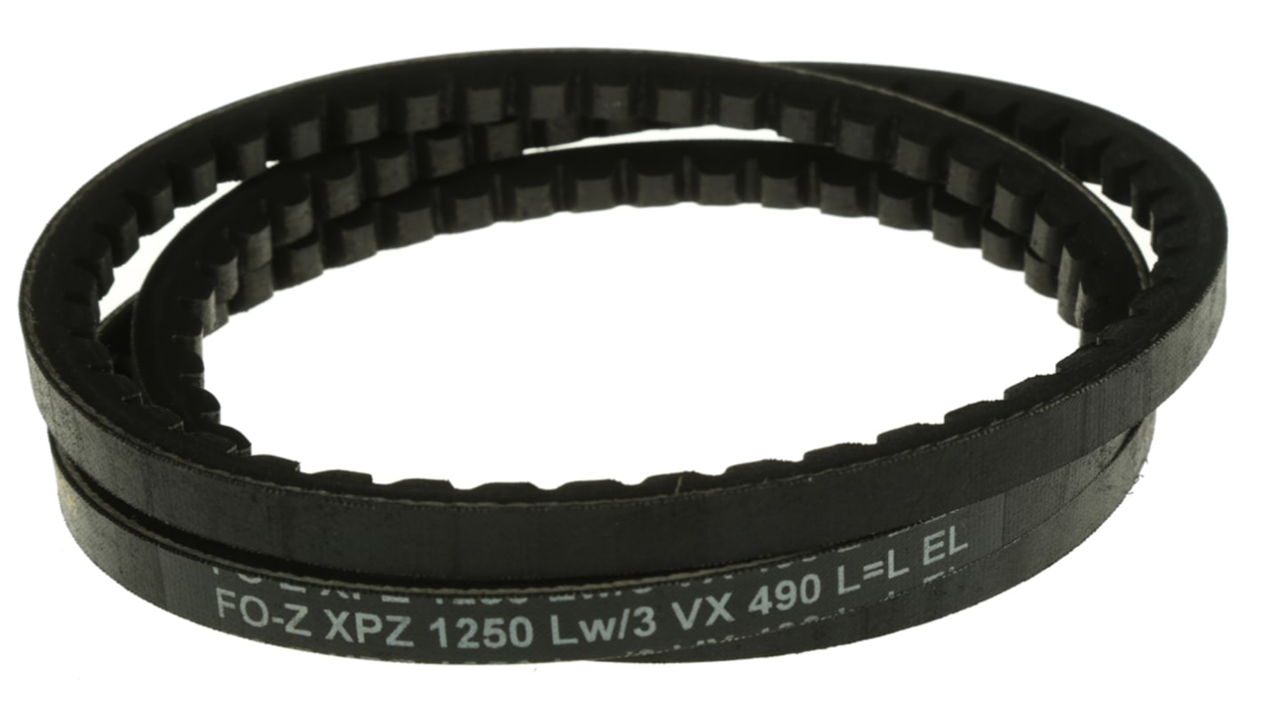 Hnací řemen Contitech, výška: 8mm 1174mm, délka: 1250mm XPZ 1250, Pryž +90°C -30°C 50mm 9.7mm, řada: CONTI FO-Z