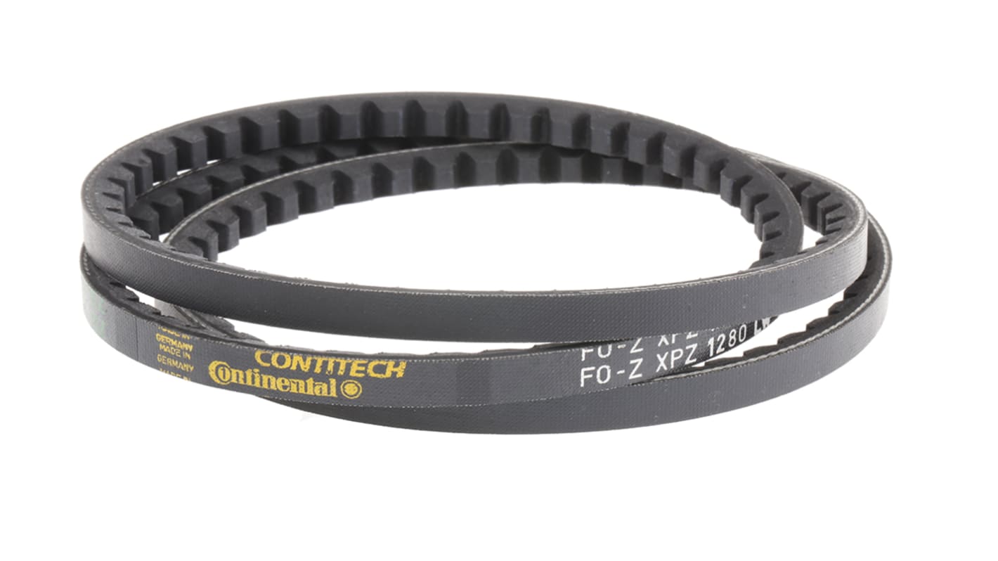 Contitech Drive Belt, belt section XPZ, 1280mm Length