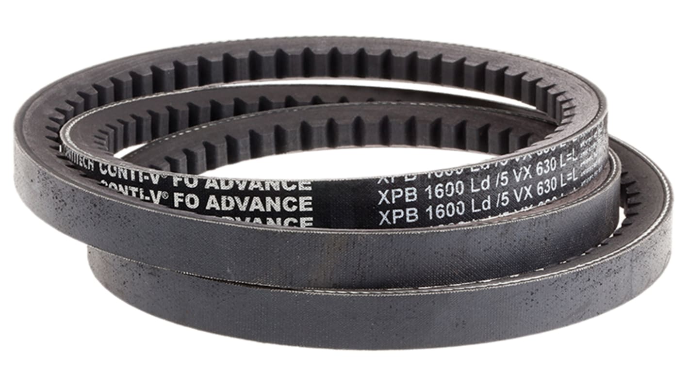 Cinghia di trasmissione Contitech serie CONTI FO-Z, sezione XPB, 1600mm x 16.3mm x 13mm, in Gomma