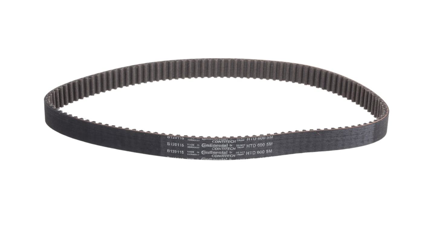 Contitech 600 5M 15 Timing Belt, 120 Teeth, 600mm Length, 15mm Width