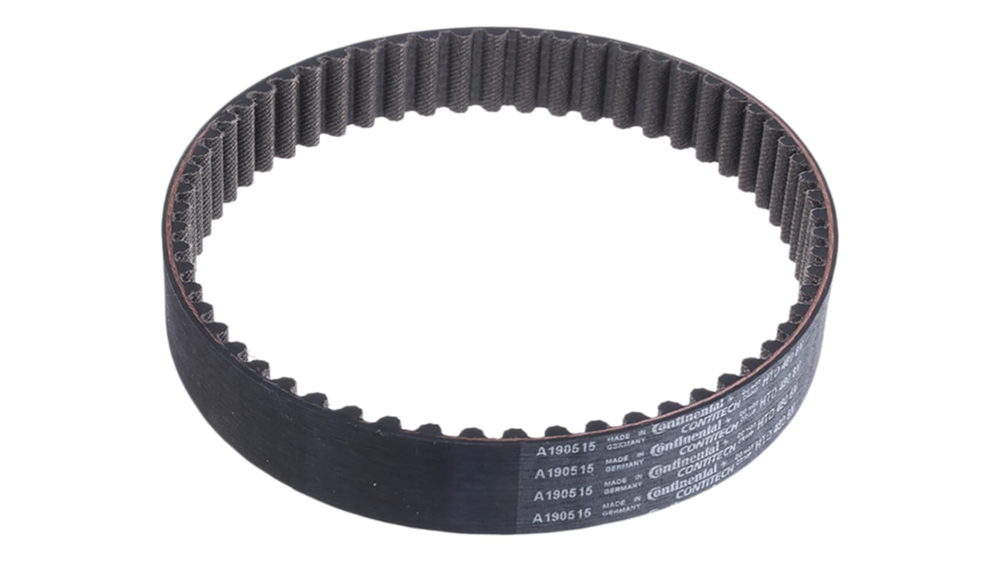 Contitech Gummi Zahnriemen 60 Zähne, Teilung 8mm, Maße 20mm x 480mm, 50m/s