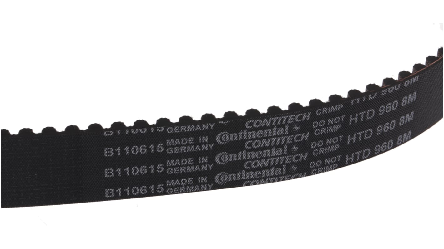 Contitech vezérműszíj (960 8M 30), 30mm széles, 960mm hosszú, Gumi
