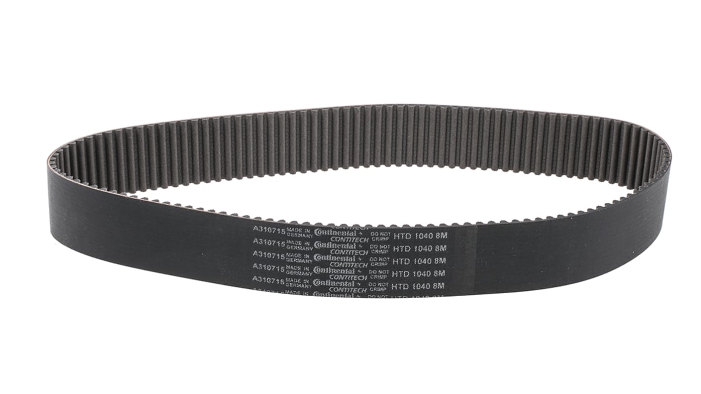 Contitech Gummi Zahnriemen 130 Zähne, Teilung 8mm, Maße 50mm x 1040mm, 50m/s